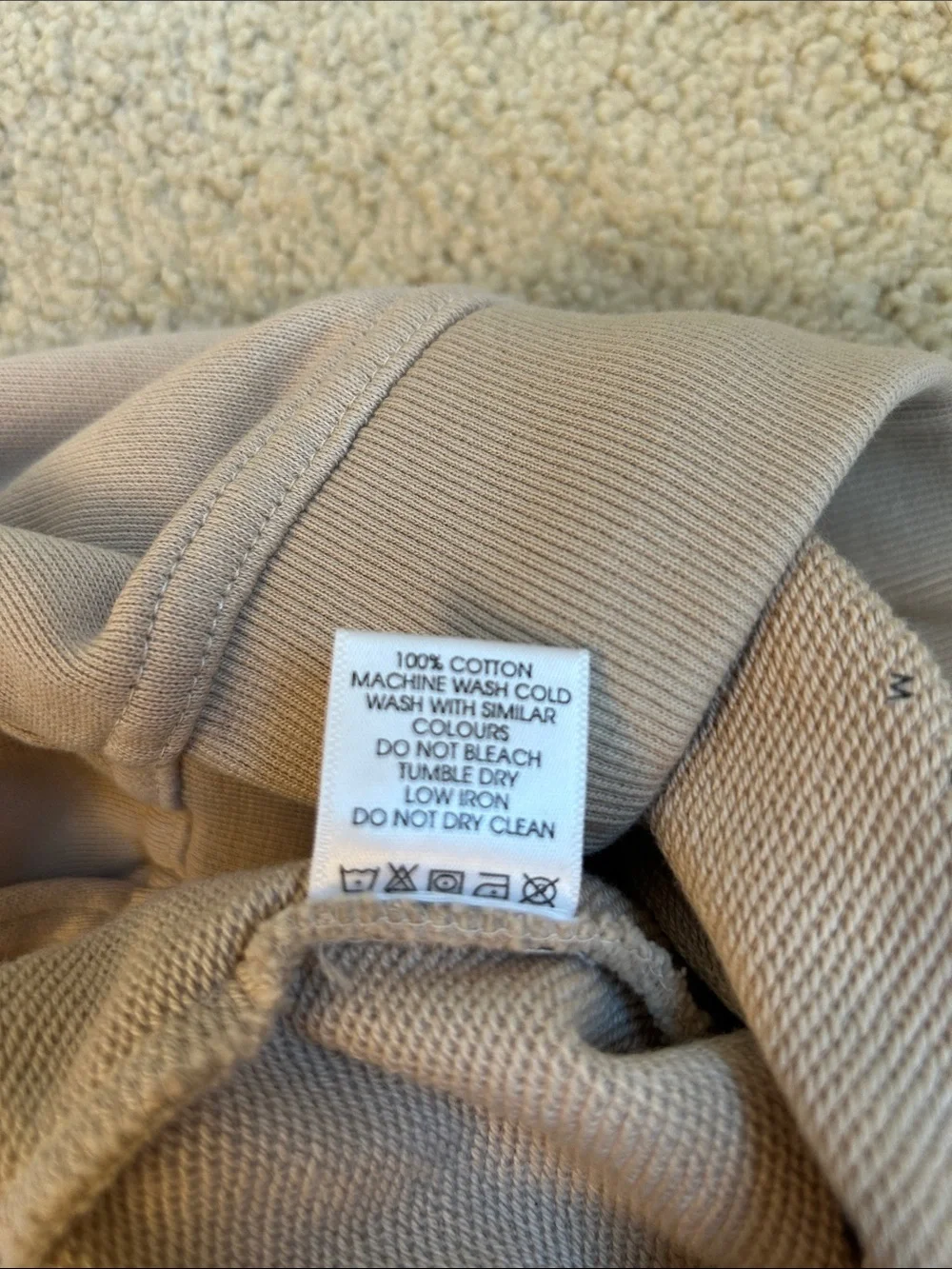 Able Women's Drawstring Joggers - Light Tan - size M - like new!